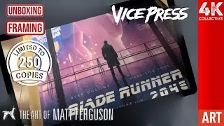 Blade Runner 2049 One Sheet by Matt Ferguson | VicePress and frame by The Poster Frame Co