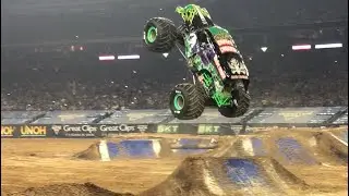Monster Jam Houston 2019 2 WHEEL SKILLS 10/19/19