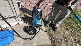 Quick-Detach Nozzle Electric Pressure Washer | Handheld & Powerful