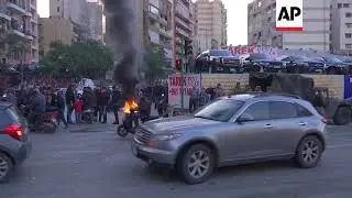 Leaked video causes political storm and sparks protest in Lebanon
