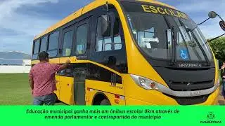 NOVO ONIBUS ESCOLAR 0KM PARANATINGA