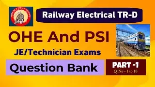 JE (TRD)/Technician Exams Questions Bank || Part-1 || #trd #oheparameters #psiparameters  #jeeexams