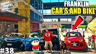GTA 5 : Franklin Indian Car And Bikes For Garage With Shinchan & Chop in GTA 5 ! (GTA 5 mods)