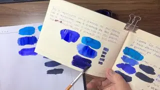 Papéis & tons de Azul