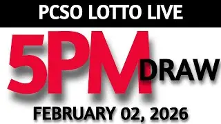 Lotto Result Today 5pm Draw February 02, 2026 Swertres Ez2  PCSO LIVE