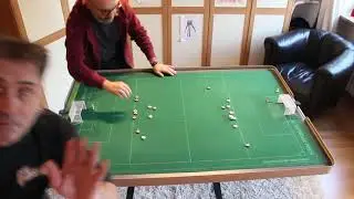 Subbuteo Calcio Tavolo. DLF Gorizia Renato vs Maurizio 5 match 1&deg; tempo