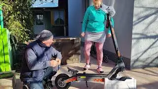 Suntem noii proprietari ai trotinetei electrice Kukirin G2 si a unei mini-masini diesel ...