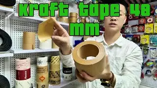 Picture framing backing paper tape,pressure sensitive kraft paper tape,recyclable brown paper tape