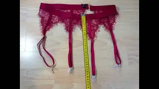 RSLOVE Lingerie Set for Women Sexy - 4 Piece with Choker Underwire Bra Waist Cincher and Thong Sexy