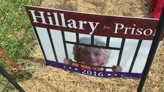 Hillary Clinton For Prison Yard Display