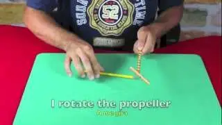 57&deg; easy wood propeller Magic Tricks