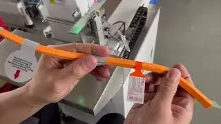 Automatic flag type labeling machine for network cable ripple tube