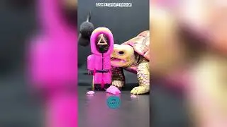 CAN A TURTLE DEFEAT THESE FAMOUS CHARACTERS? 🤔 #Challenge #Turtle #Shorts