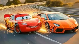 Cars - Spektrem - Stutterfly - Lightning McQueen House | Music Video 4K
