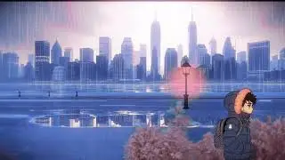 Anime Boy Wanders NYC in a Snowstorm | Aesthetic Screensaver with Original Music