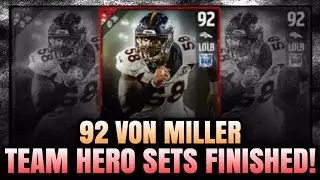 WE GOT 92 VON MILLER! TEAM HERO SETS DONE!