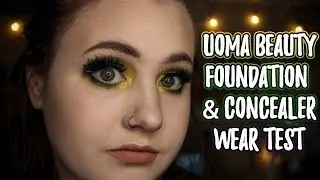 UOMA Beauty Say What Foundation and Stay Woke Concealer Wear Test