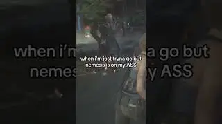 Nemesis really was on my case 😭 #fyp #foryou #gaming #shorts #residentevil #re3