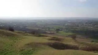 Selsley common view of Stroud & beyond