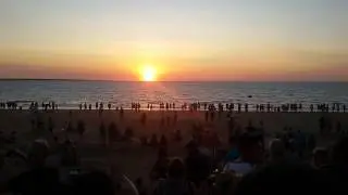 Menikmati Sunset di Mindil Beach Darwin Australia