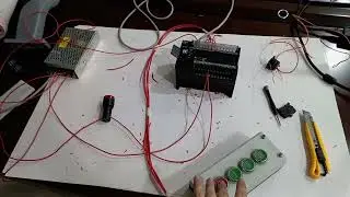 PLC with led alarm