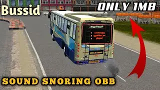 ONLY 1 MB Sound Snoring In Bus Simulator Indonesia|Bussid V3.3.3|Sound OBB