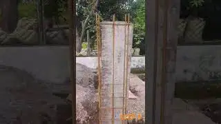 Column shuttering work 😊 #construction #youtubeshorts #column #trendingshorts #shorts