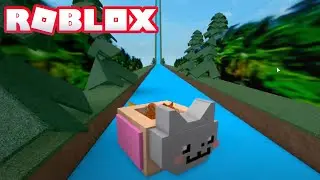 Ride a Box Down Stuff in Roblox!