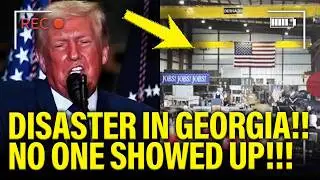 Trump has DISASTER SPEECH before TINY CROWD&hellip;IN GEORGIA!!!