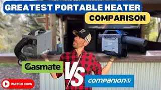 Mega Portable Tent/Swag heater Review --- Companion Aeroheat vs Gasmate Diesel Heater