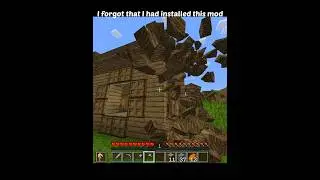 Minecraft Physics 😱☠️ #minecraftshorts #minecraft