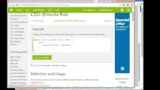 Using CSS for different styles for browser, print, and mobile