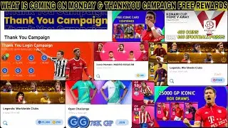 what is coming on monday || upcoming legend gp box draw || thank you login campaign free rewards