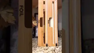 This kitchen wrap dispenser is a must have for any busy mom.