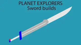 Planet Explorers: Gundam Inspired Sword build