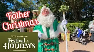 Дед Мороз в EPCOT! 🇬🇧 | Фестиваль рождественских историй EPCOT 🎅