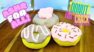 Donut Wax Cracking ASMR & Tutorial! How To Make Satisfying Clay Covered Wax Donuts!