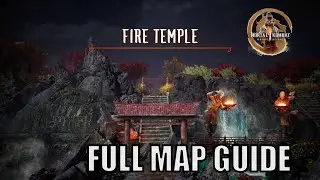 FIRE TEMPLE FULL MAP COMPLETION GUIDE - Invasions Season 8: The Dark Dragon | Mortal Kombat 1