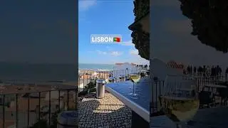 Spectacular View from a Lisbon Lookout: Discover Beco de Santa Helena! 🌅✨🇵🇹