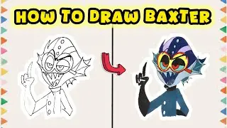 How to Draw Baxter from Hazbin Hotel &ndash; Step-by-Step Drawing Guide