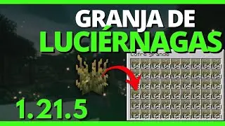 🌟 &iexcl;C&oacute;mo hacer una granja de Luci&eacute;rnagas en Minecraft 1.21.5! | Firefly Farm F&aacute;cil y R&aacute;pida ✨