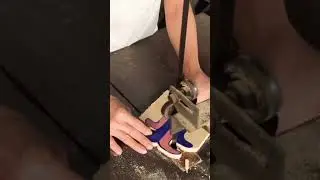 How to-Build removing excess wood using wire with nails attached to easily create the desired shape