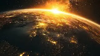 🌎 EARTH VIEWS AT SUNRISE 🌅 Space Visuals 