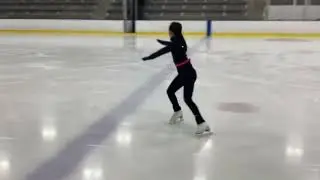 Sophia Ma Skating Skills/MITF, Pre-Gold/Junior Standard test