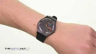 Swatch Gents Black Rebel Watch SUOB704