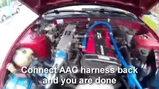 Nissan S13 Idle Speed Adjustment (CA18DET)