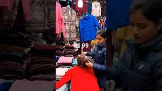 winter ladies outfit Rs 99 holsale market Ludhiana best quality India #wintercollection2026