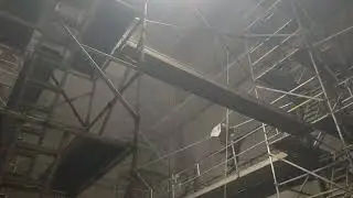 QES erection Scraf folding Very critical job 