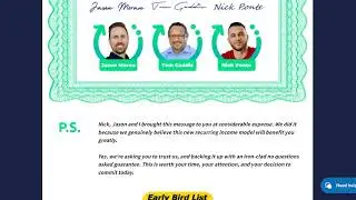 Recurring Profit System Review: Course By Tom Gaddis & Nick Ponte