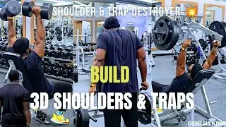 Complete Shoulder & Traps Workout for Bigger, Stronger Delts | Build 3D Shoulders & Thick Traps
